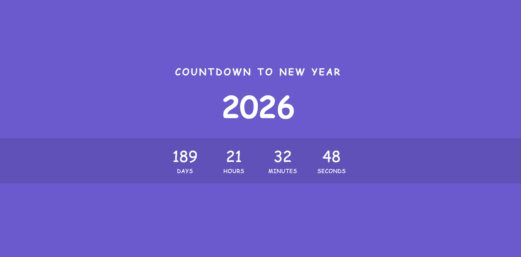 New Year Countdown